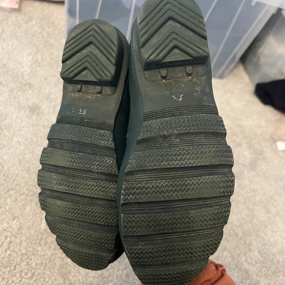 Hunter Dark Green Tall Rain Boots - Picture 6 of 7